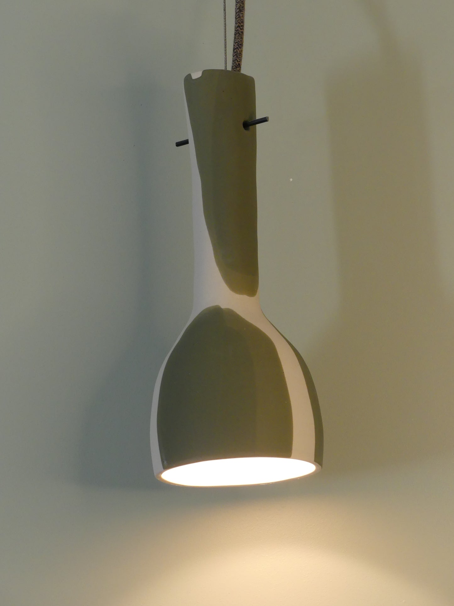 Luminaire suspendu vert de chrome